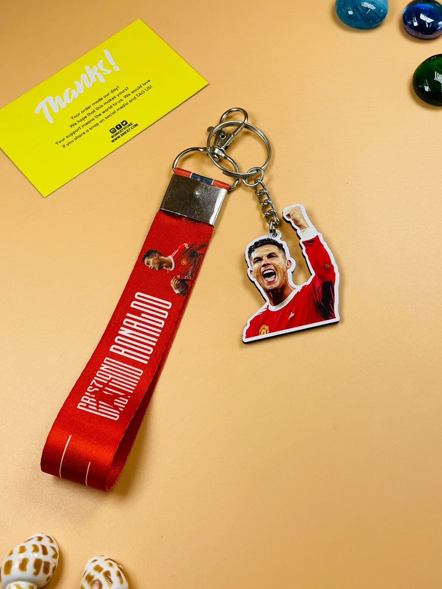 Cristiano Ronaldo United Keychain SINCE 7 STORE