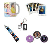 BTS Gift box for BTS Fans, 8 products: BTS Mug, Lomocards, Keychain Combo Set, Keychain Lanyard & Three badges