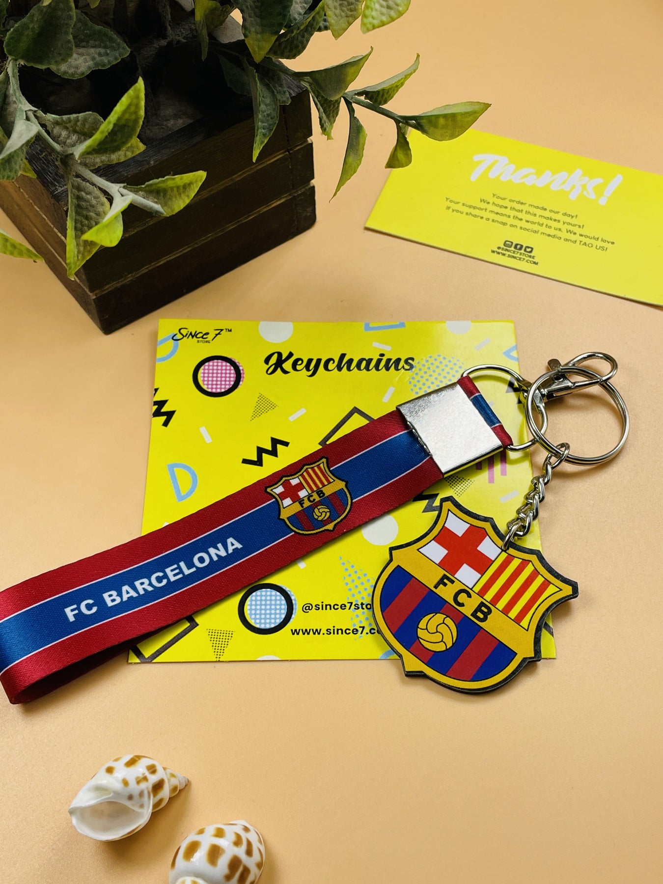 Barcelona Keychain SINCE 7 STORE