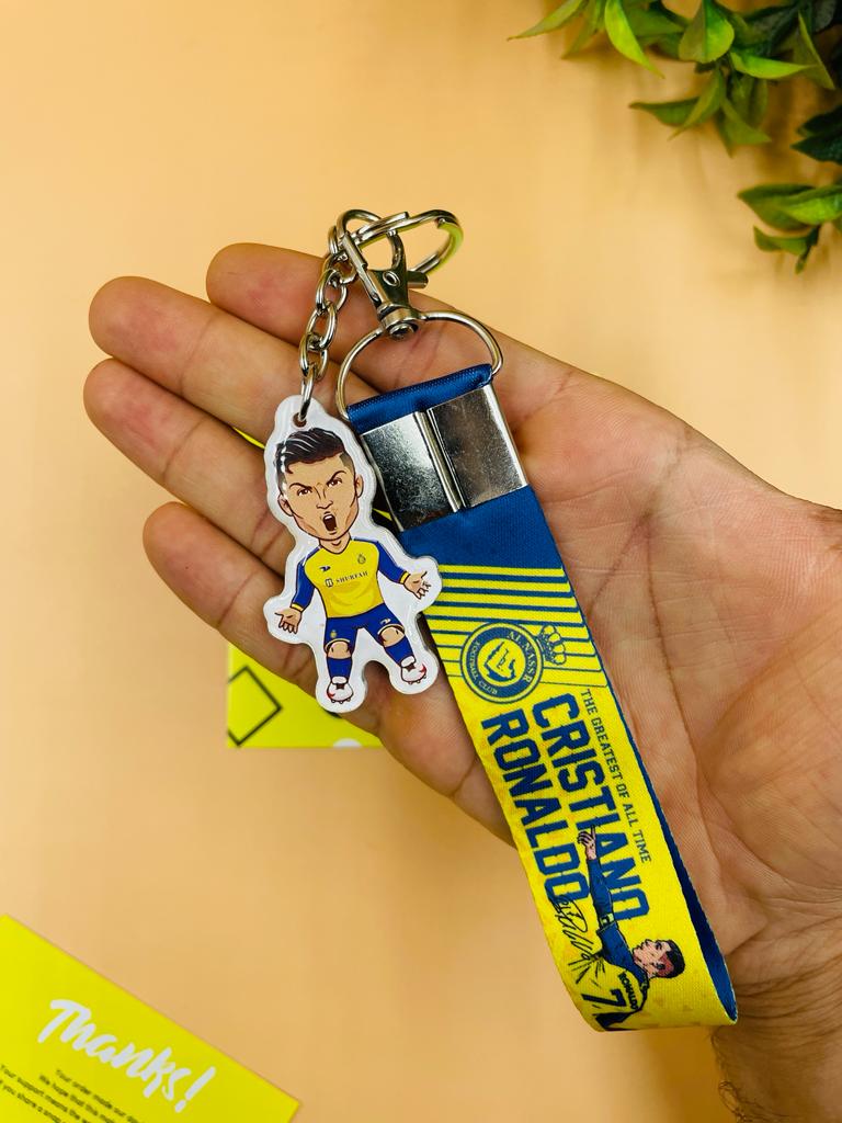 Cristiano Ronaldo Nassr Keychain SINCE 7 STORE